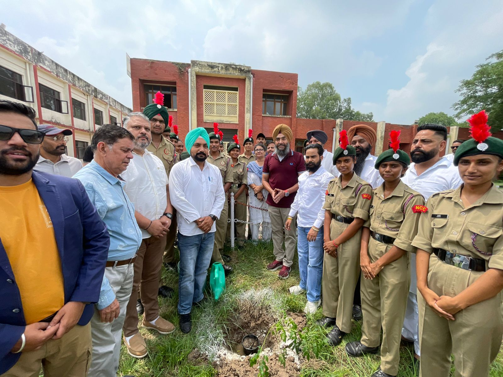 Babbi Badal Foundation planted trees on the occasion of Babbi Badal's birthday - Khairpur.